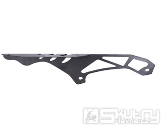Kryt řetězu zesílený černý pro Derbi Senda, Aprilia SX, RX, Gilera SMT, RCR