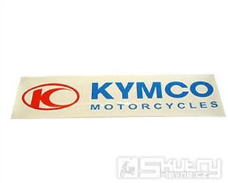 Samolepka Kymco 111mm x 27mm bílá