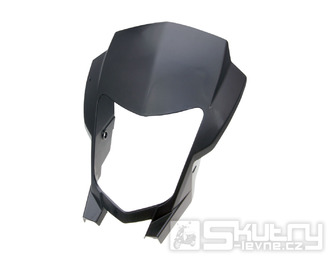 Přední maska světlometu černá pro Aprilia RX a SX 11-17