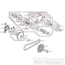 E05 Variátor - Kymco People 250