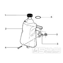 T21 Nádobka chladící kapaliny - Gilera Runner 125 FX DT 2T LC (ZAPM0700...)