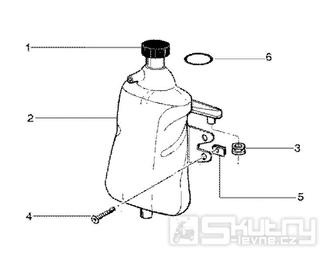 T21 Nádobka chladící kapaliny - Gilera Runner 180 FXR DT 2T LC (ZAPM0800...)