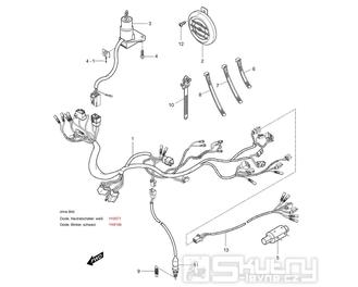 25 Kabeláž - Hyosung GV 125 Aquila