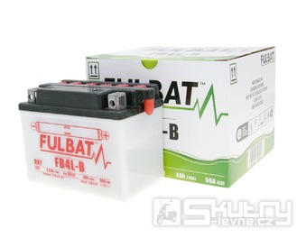 Baterie Fulbat FB4L-B olověná vč. kyselinového balení