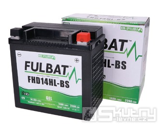 Baterie Fulbat FHD14HL-BS GEL pro Harley Davidson