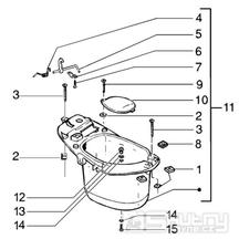 T25 Podsedlový prostor pro přilbu - Gilera Runner VX 125 4T (ZAPM24100, ZAPM24000)