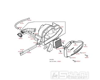 F13 Vzduchový filtr / Airbox - Kymco Movie XL 125