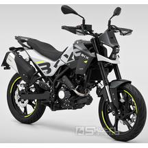 Benelli BKX 125S Euro5+ s prodlouženou zárukou na 4 roky - barva šedá