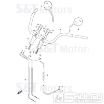 FIG42 Brzdové hadice - Hyosung GT 250i NE