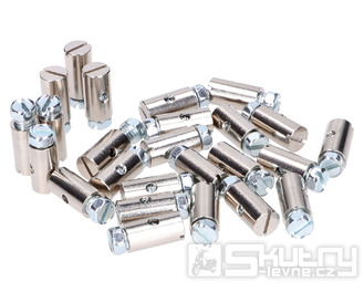 Šroubovací aretační čep pro ovládací lanka o rozměru 8,0x15,0mm - 25 kusů