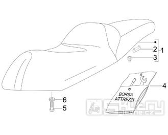 2.39 Sedadlo - Gilera Nexus 300ie 4T LC 2009-2011 (ZAPM35600)