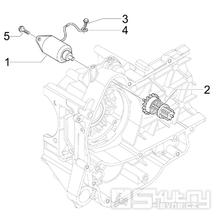 1.20 Elektrický startér motoru - Gilera Runner 125 ST 4T LC 2008-2012 (ZAPM46301)