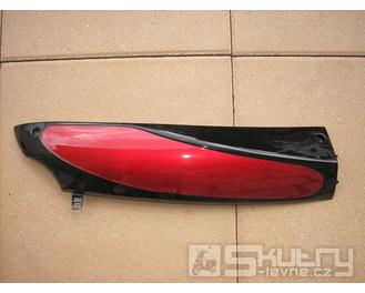 Pravá spodní lyžina lakovaná Cyborg ACE - barva černá/červená