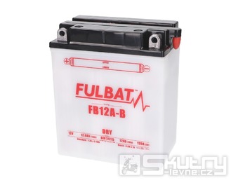 Baterie Fulbat FB12A-B olověná vč. kyselinového balení