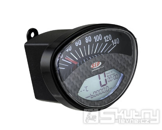 Otáčkoměr a tachometr SIP 2.0 pro Vespa 50 SS, 90 SS, ET3, Rally, Sprint