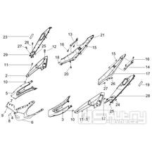 2.32 Boční kapotáž, spojler - Gilera Runner 200 VXR 4T LC 2006 (ZAPM46400)