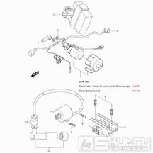 21 Elektro součástky - Hyosung RX 125 (XRX 125)