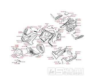 F05 Kapotáž - Kymco Xciting 500i R ABS