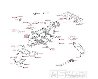 F20 Rám / nosiče - Kymco MXU 150