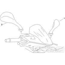 2.45 Zrcátka - Gilera Runner 125 VX 4T 2005-2006 UK (ZAPM46100)