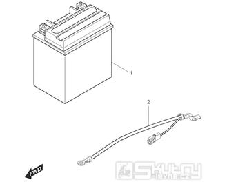 FIG19 Baterie - Hyosung GT 125 RF