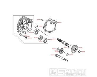 E08 Převodovka - Kymco
