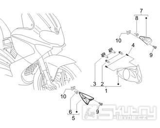 6.03 Přední světlo a blinkry - Gilera Runner 50 SP 2005-2006 (ZAPC46100)