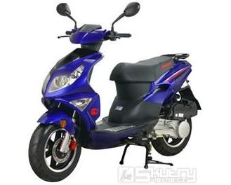 BAOTIAN BT125QT-12E "Cyborg Sporty 125" + kufr
