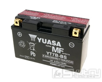 Baterie Yuasa YT7B-BS DRY MF bezúdržbová