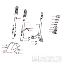 F06 Řízení / vidlice - Kymco Grand Dink 50