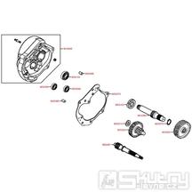 E09 Převodovka - Kymco DJ 50 S KG10B