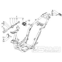 2.46 Zámky - Gilera Runner 50 SP 2010-2012 (ZAPC46100, ZAPC46300, ZAPC4610001)