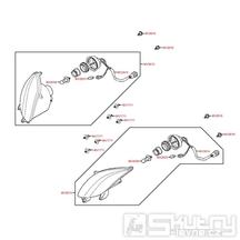 F01 Přední světla - Kymco MXU 500 IRS LOF