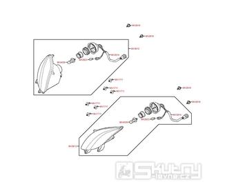 F01 Přední světla - Kymco MXU 500 IRS LOF