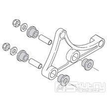 Držák výfuku Polini Big Evolution TWD pro Piaggio