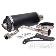 Výfuk Power1 Aluminium černý pro Vespa Primavera, Sprint, Zip 4T 50 Euro4 18-