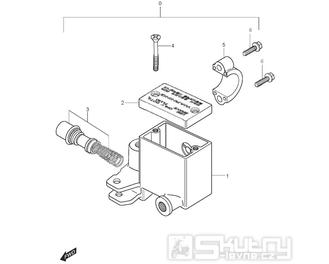 FIG41 Hlavní brzdový válec přední - Hyosung GT 125 NE