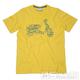 Pánské tričko Vespa «Retroprint», žluté