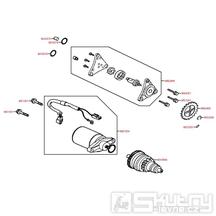 E07 Elektrický startér / Olejové čerpadlo - Kymco DJ 50 S KG10B