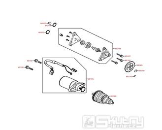 E07 Elektrický startér / Olejové čerpadlo - Kymco DJ 50 S KG10B