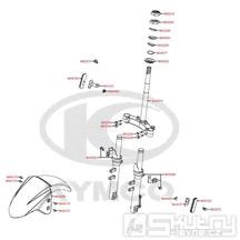 F06 Tyč řízení / Přední blatník - Kymco DJ 125 S KN25GA