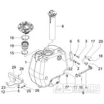 2.47 Palivová nádrž - Gilera Runner 50 SP 2010-2012 (ZAPC46100, ZAPC46300, ZAPC4610001)