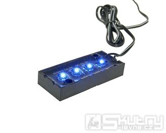 Venkovní osvětlení se 4 LED diody - modré světlo