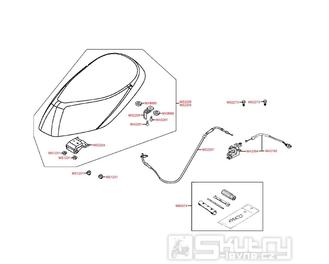 F09 Sedačka a nářadí - KymcoSento 50