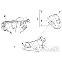 3.01 Kryt řidítek, plexi štít - Gilera Runner 200 VXR 4T LC 2006 UK (ZAPM46400)