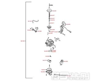E05 Karburátor - Kymco Agility 125 MMC
