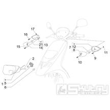 6.03 Přední světlo a blinkry - Gilera Storm 50 2007 (UK - ZAPC29000)