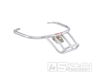 Zadní nosič s madlem spolujezdce SIP 70s chrom pro Vespa GTS, GTS Super, GTV, GT