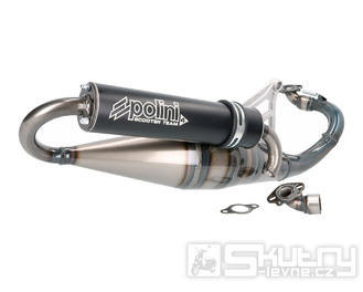Výfuk Polini Sport Scooter Team 4 pro Peugeot Ludix, Ludix Blaster 50 2T LC horizontal