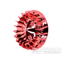 Ventilátor chlazení červený pro Minarelli horizontal, Keeway, CPI, 1E40QMB